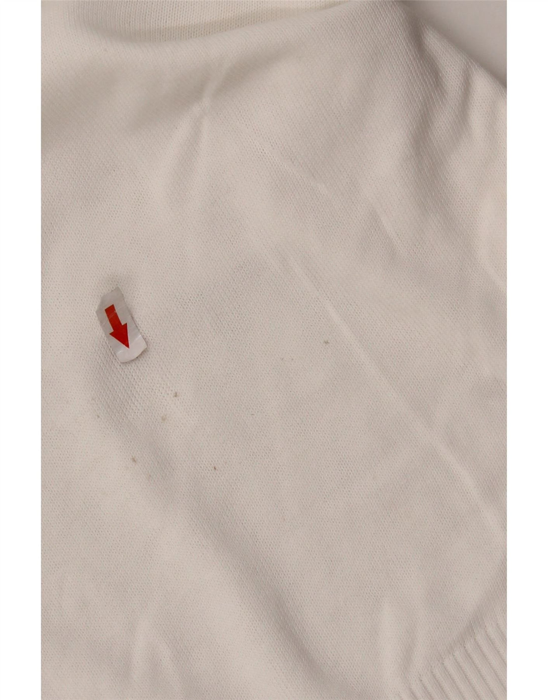 Suéter feminino Fred Perry com decote em V Reino Unido 14 grande branco