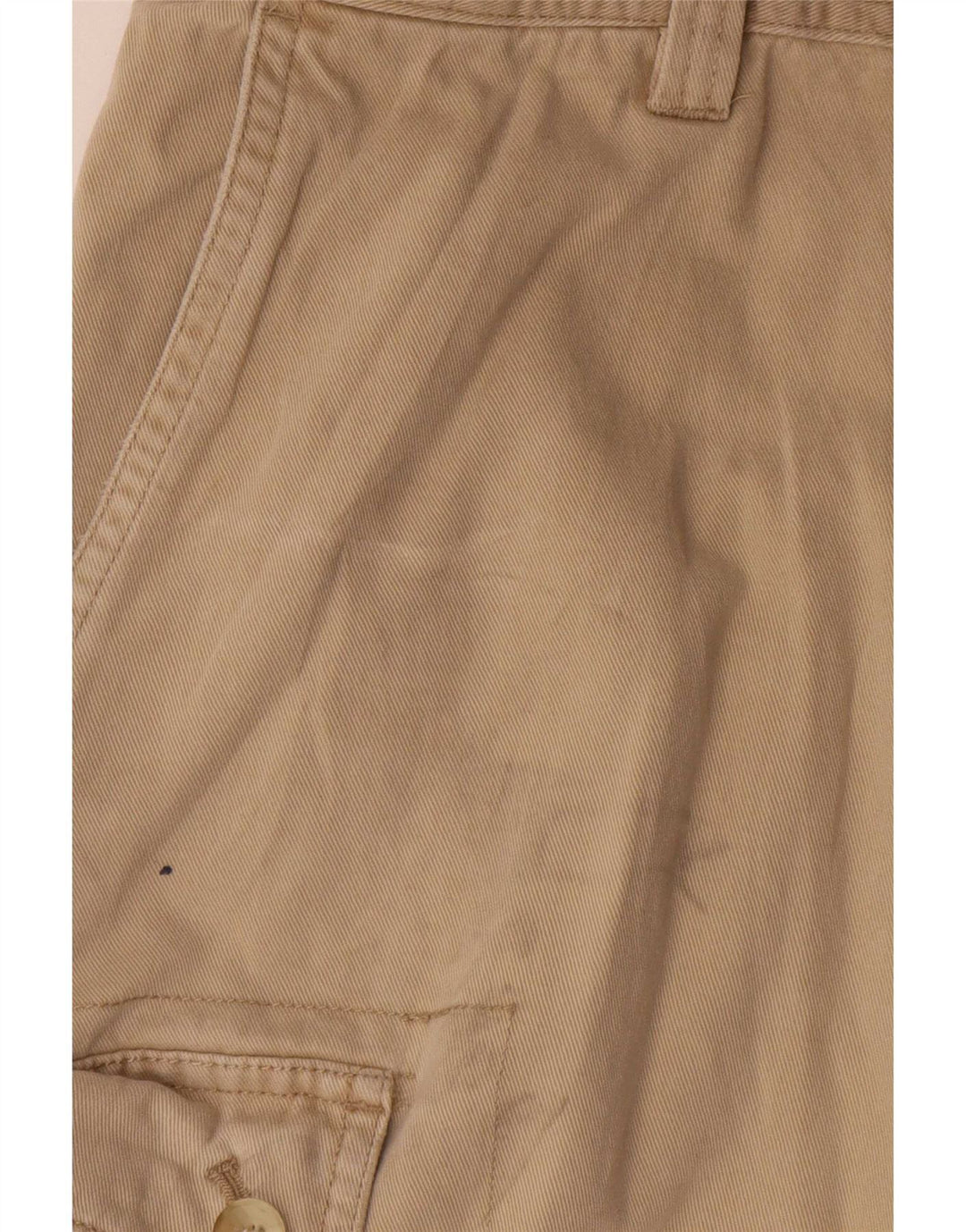 Shorts cargo masculino Izod W40 XL algodão bege