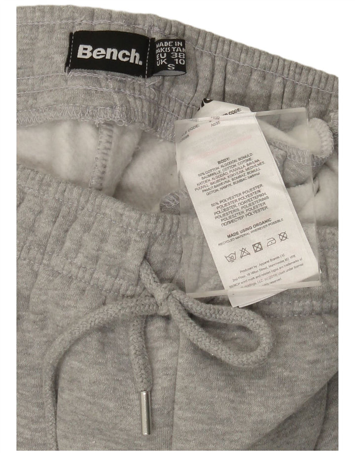 Calça de treino feminina BENCH Joggers UK 10 pequeno algodão cinza