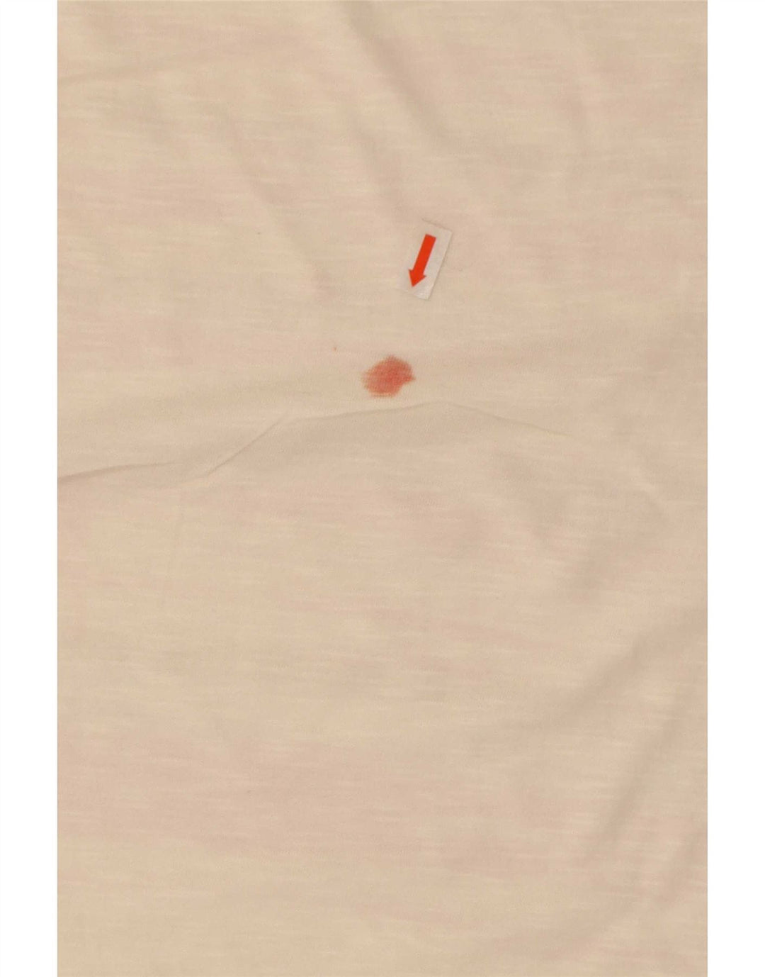 Camiseta feminina M&Co UK 14 algodão listrado branco médio