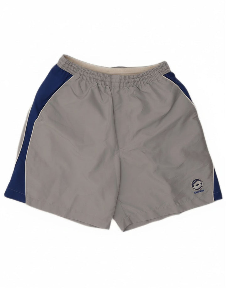 Lotto Mens Sport Shorts UK 40/42 Grande Poliéster Colourblock Cinza