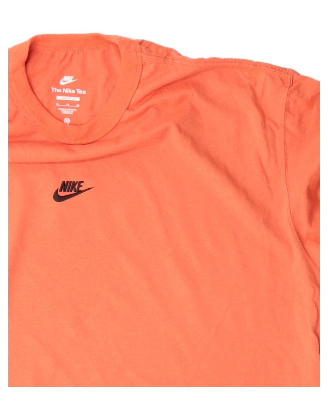 NIKE Mens Loose Fit Top Manga Longa XL Rosa Algodão