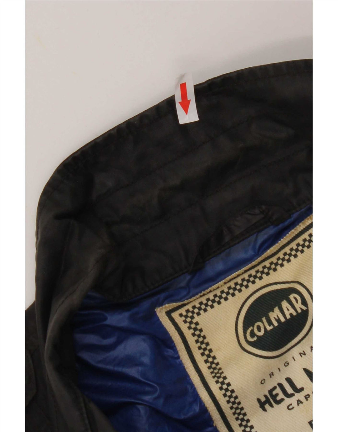Colmar Womens Biker Jacket IT 42 Pequeno Preto Nylon