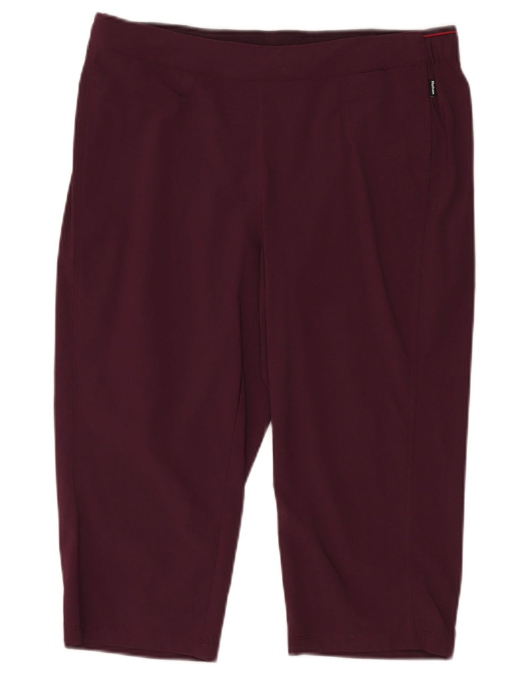Leggings capri femininas Rohan Reino Unido 14 grande poliamida cor de vinho