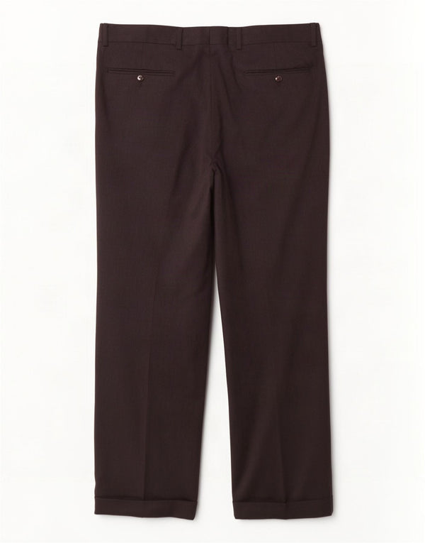 Hugo Boss Mens Pegged Suit Calças W34 L30 Lã Preta