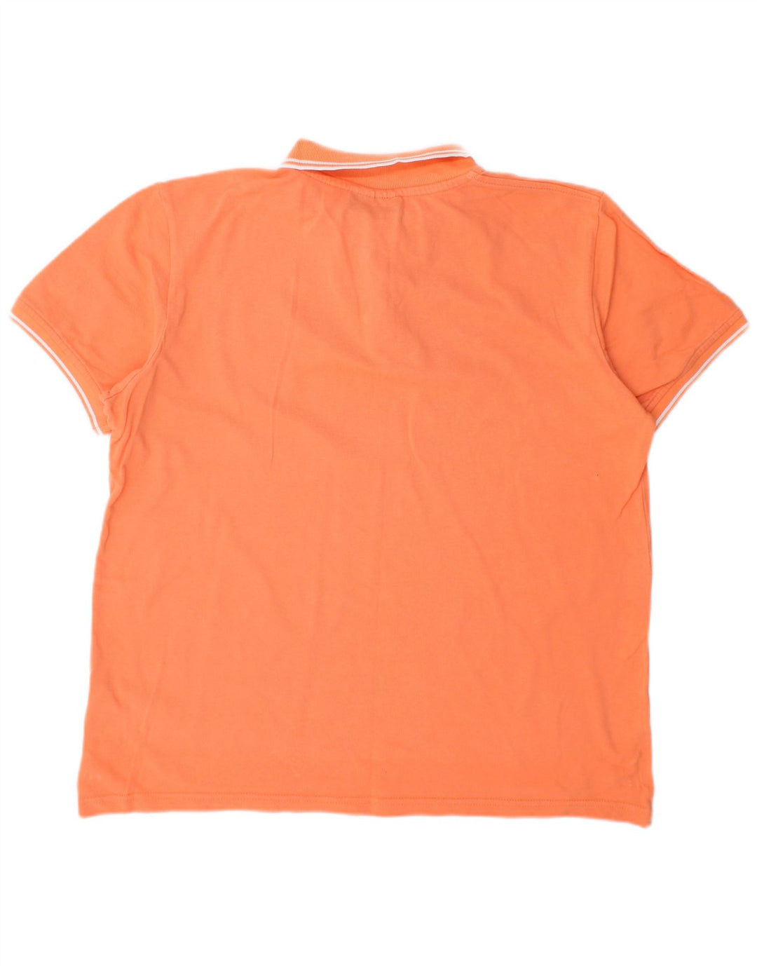 Camisa polo masculina Kappa grande algodão laranja