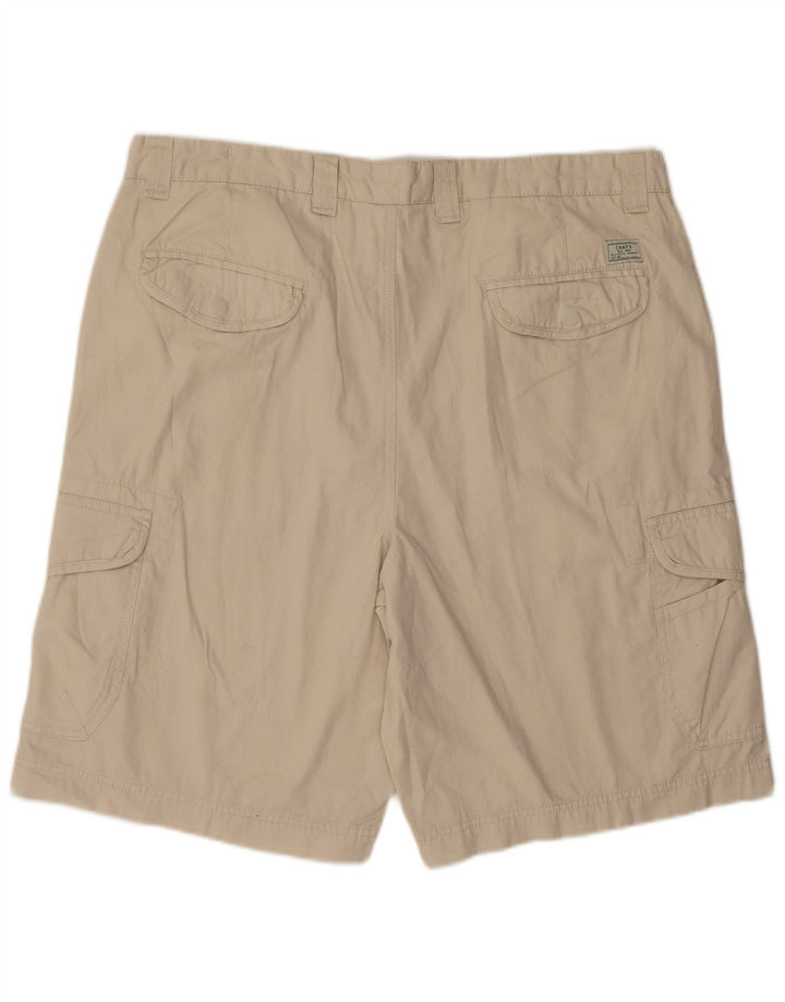 Shorts cargo masculino CHAPS W38 XL algodão bege