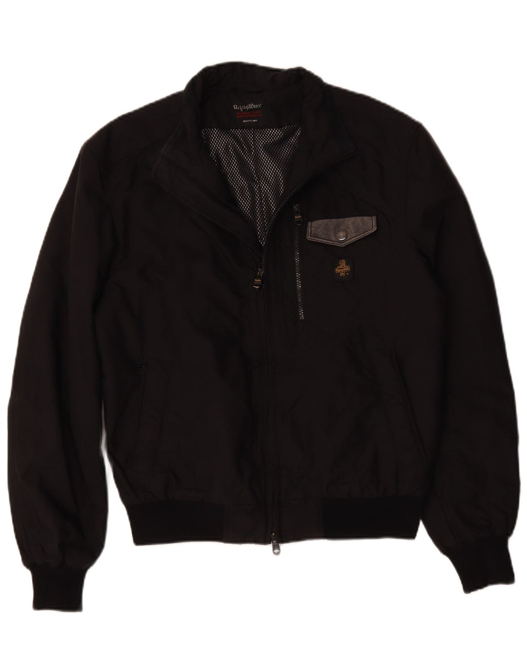 Jaqueta corta-vento masculina Refrigiwear UK 40 grande preta