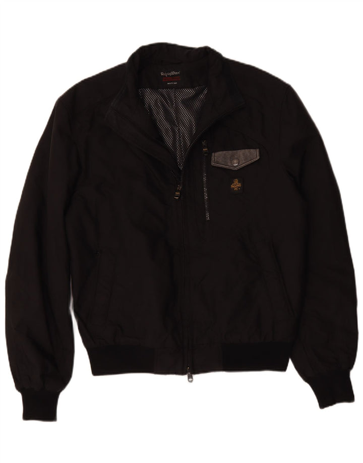 Jaqueta corta-vento masculina Refrigiwear UK 40 grande preta