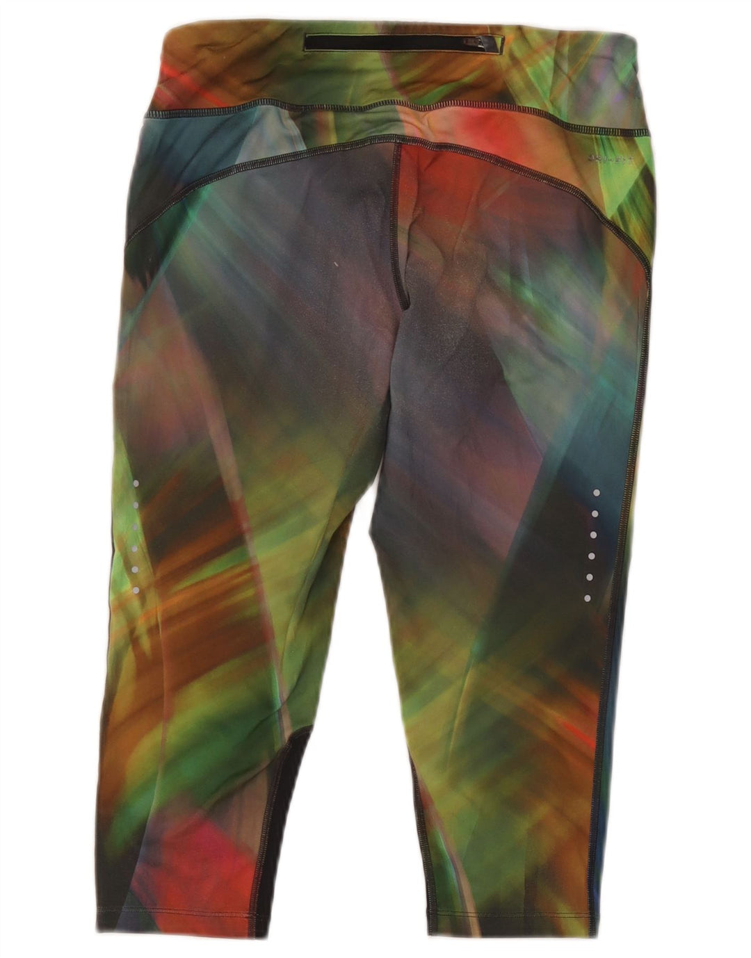 Leggings Nike Dri Fit Capri UK 14 Médio Multicolorido Tie Dye