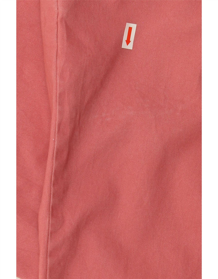 IZOD Mens Salt Water Straight Chino Trousers W38 L32 Pink Cotton Vintage Izod and Second-Hand Izod from Messina Hembry 