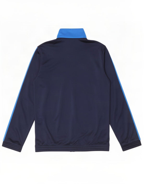 Adidas Mens Tracksuit Top Jacket UK 38/40 Médio Azul Marinho Poliéster