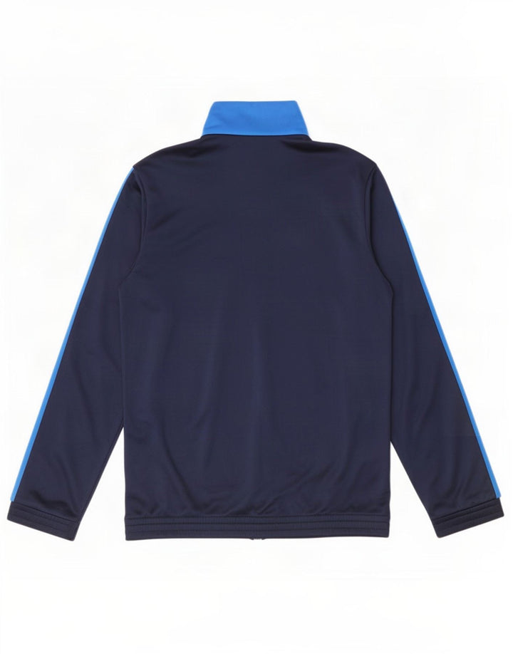 Adidas Mens Tracksuit Top Jacket UK 38/40 Médio Azul Marinho Poliéster