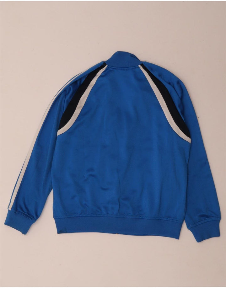 Jaqueta Adidas Meninos Treino Top 9-10 Anos Azul Colorblock Poliéster