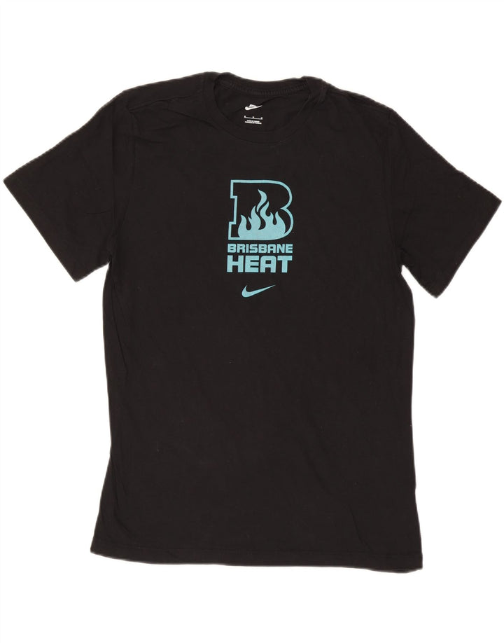 Camiseta Nike masculina gráfica Top médio algodão preto