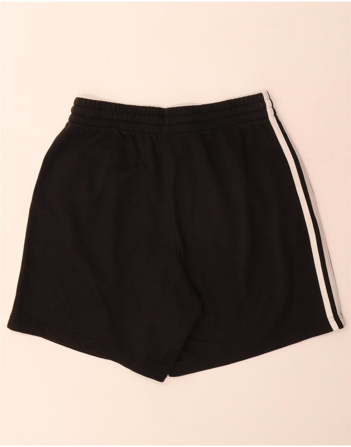 Shorts esportivos femininos Adidas médio preto algodão