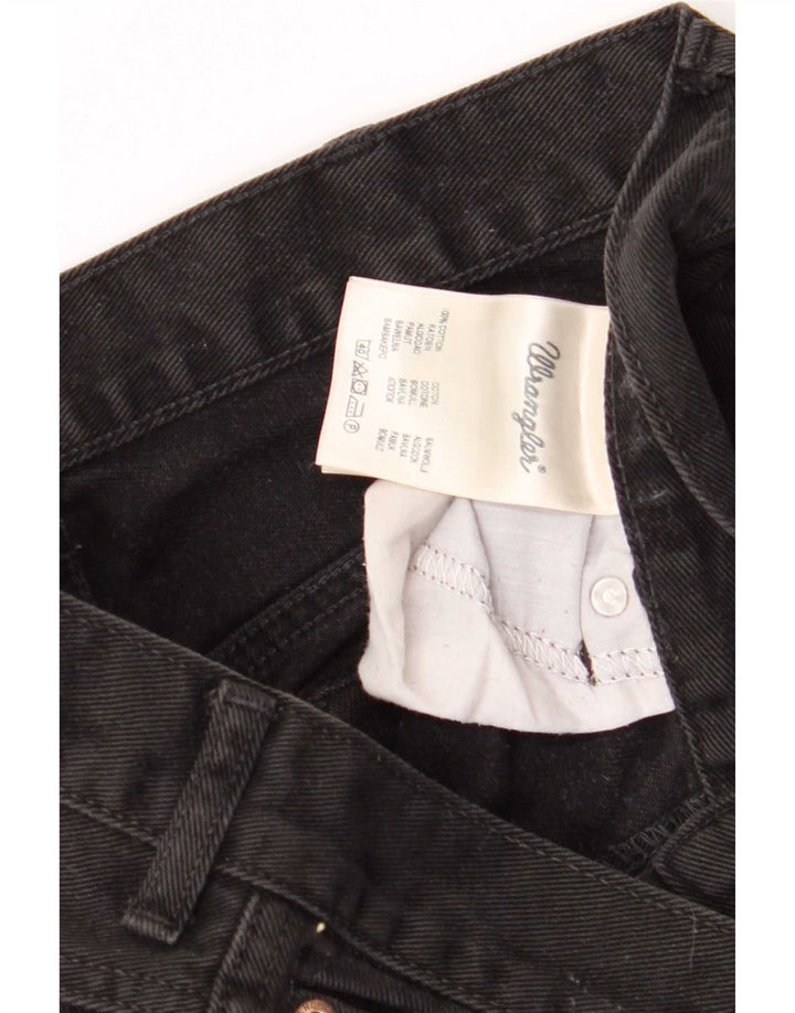 Wrangler Masculino Texas Straight Jeans W32 L32 Algodão Preto