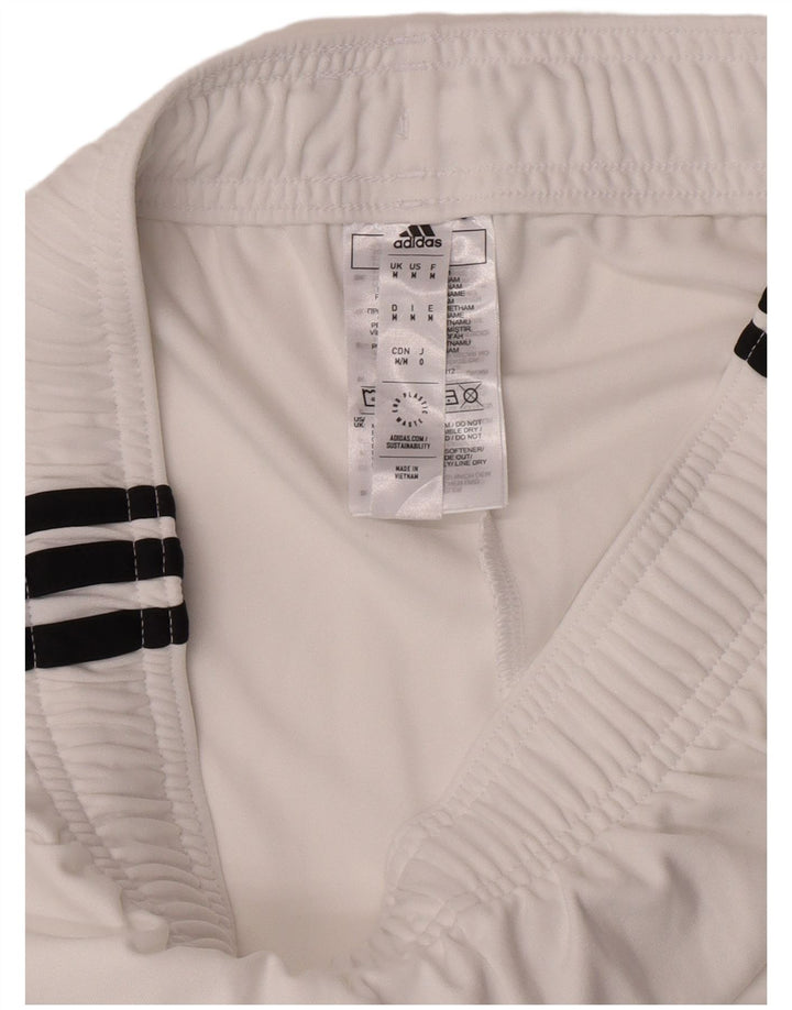 Adidas Mens Manchester United Sport Shorts Médio Branco Poliéster