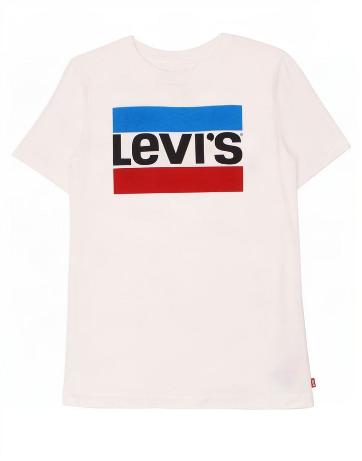 Camiseta Levi's Boys Graphic 15-16 Anos Algodão Branco