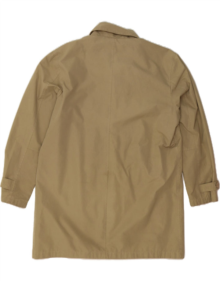 VINTAGE Mens Overcoat UK 38 Medium Beige Vintage Vintage and Second-Hand Vintage from Messina Hembry 