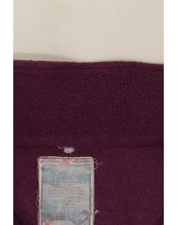 Jaqueta de lã grande vintage feminina Reino Unido 16 grande roxo