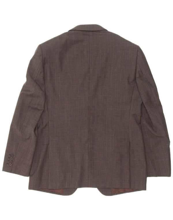 Jaqueta Marks & Spencer masculina Autograph Blazer Reino Unido 42 grande xadrez cinza