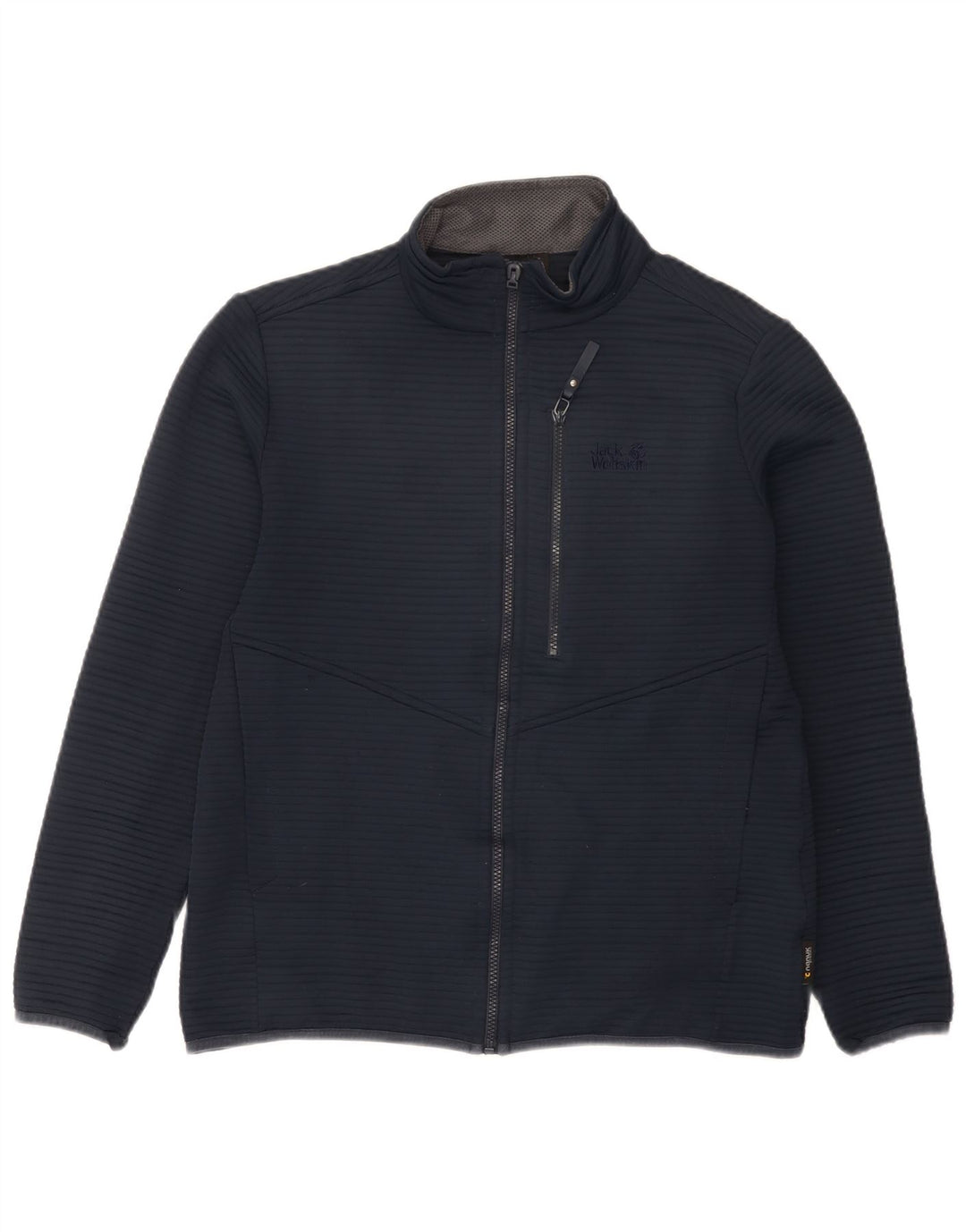 Jaqueta de treino masculina Jack Wolfskin Reino Unido 36/38 poliéster azul marinho médio