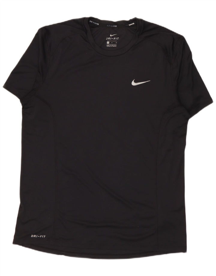 Camiseta Nike Masculina Dri Fit Top Médio Poliéster Preto