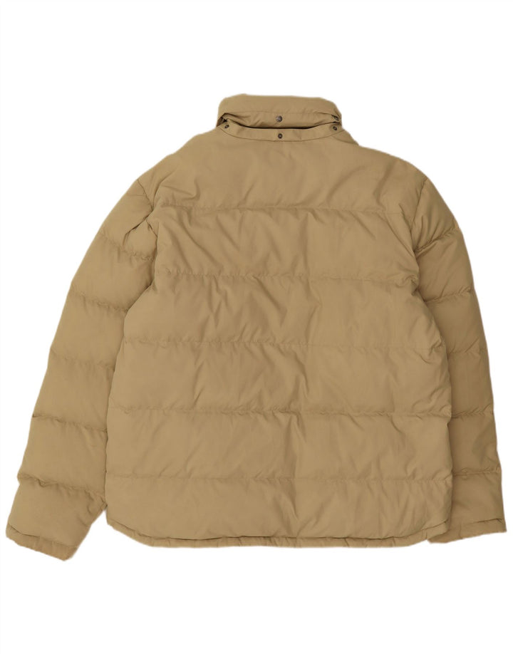 Jaqueta acolchoada masculina Fila UK 42 XL poliéster bege