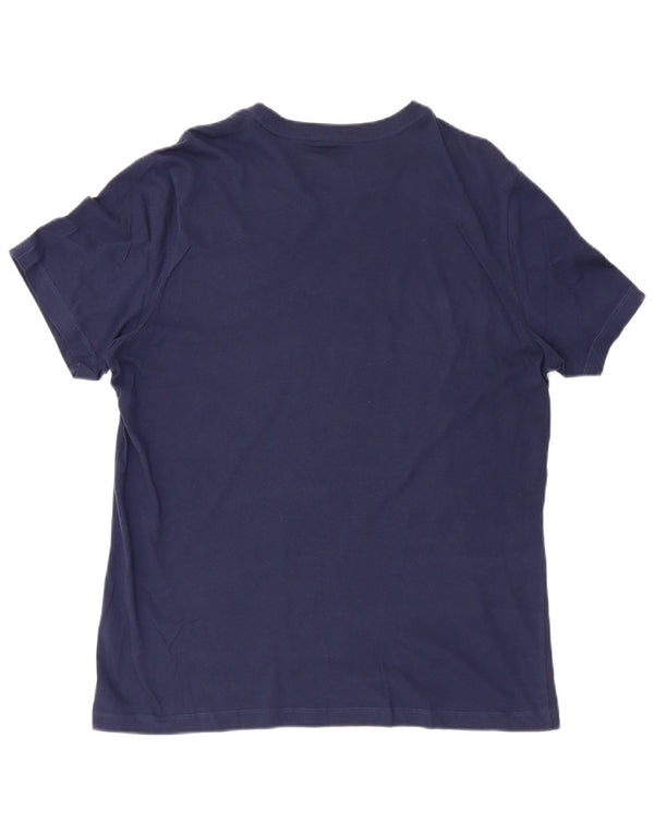 Camiseta masculina Nike grande algodão azul marinho