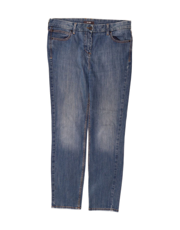 Jeans skinny feminino Marks & Spencer Reino Unido 16 grande W34 L30 azul algodão
