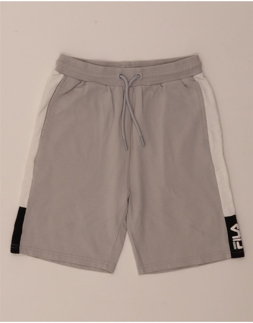 FILA Menino Sport Shorts 13-14 Anos Cinza Colorblock Algodão
