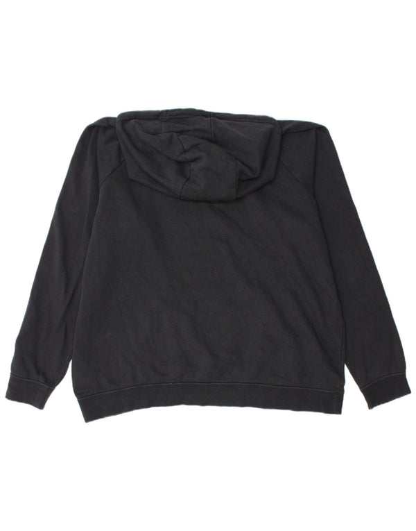 NIKE Womens Oversized Hoodie Jumper UK 18 XL Preto Algodão