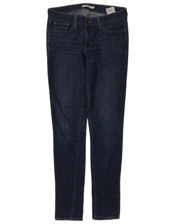 Calça jeans feminina Levi's 711 skinny W29 L32 azul marinho algodão