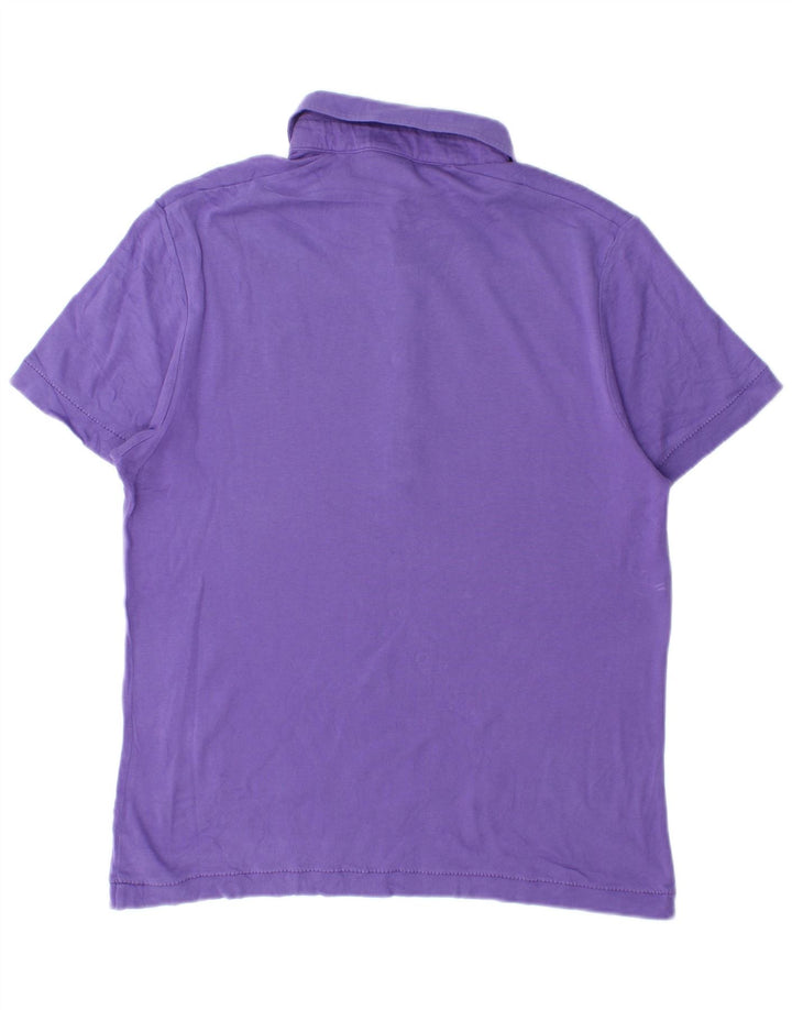 Camisa polo masculina Puma médio roxo algodão