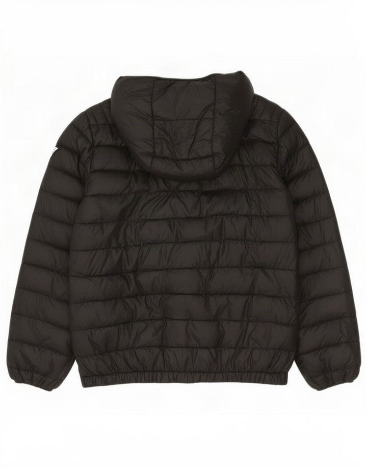 Casaco acolchoado com capuz Guess Boys 9-10 anos poliéster preto