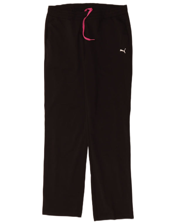 Calça de treino feminina Puma UK 12 poliéster preto médio
