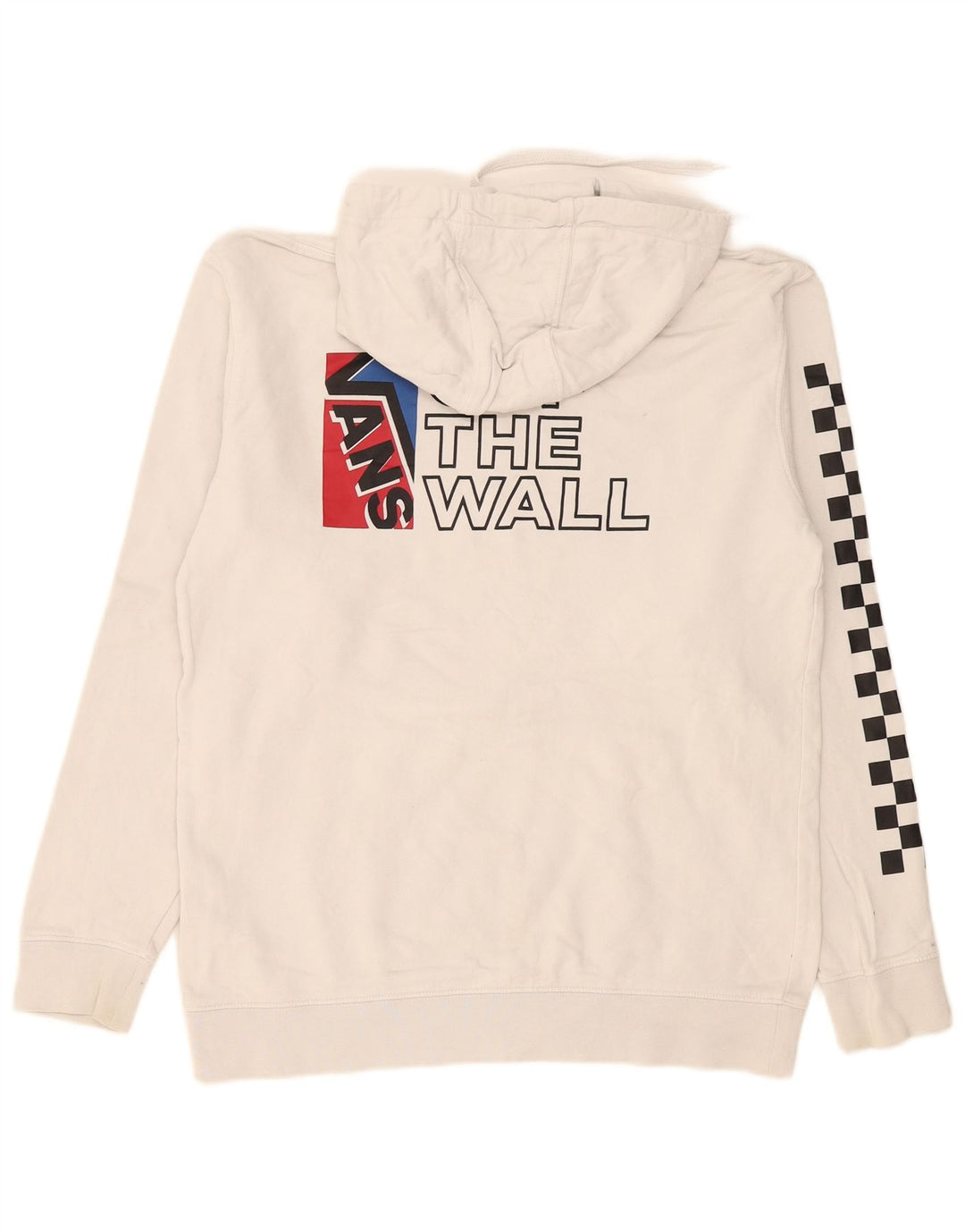 Vans Mens Graphic Hoodie Jumper Médio Branco