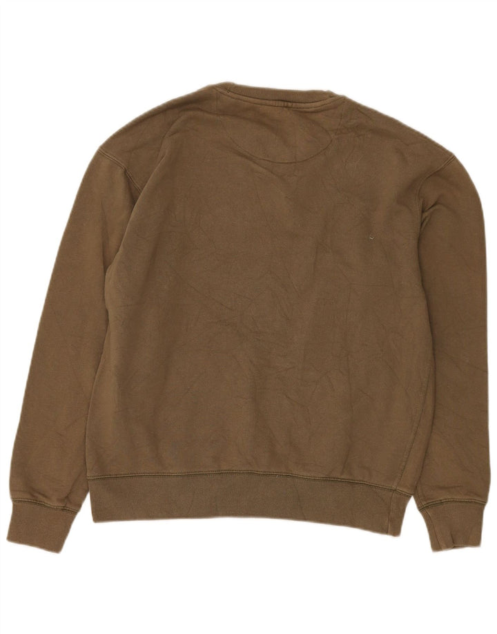 JACK & JONES moletom masculino jumper médio cáqui algodão