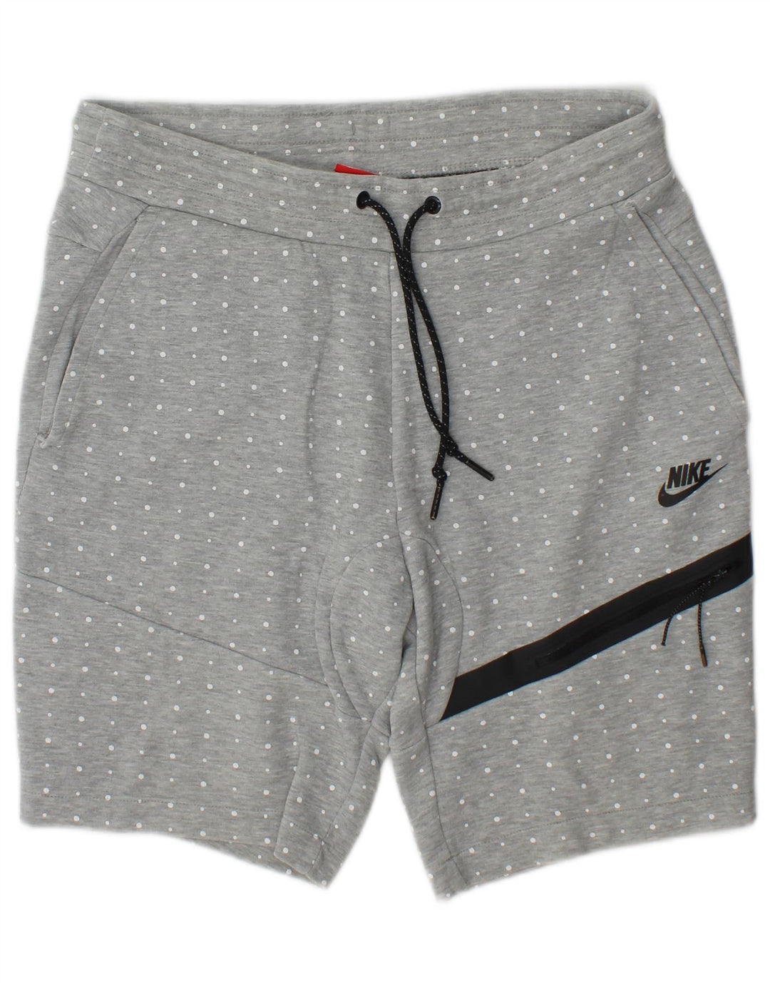 Nike Mens Cargo Sport Shorts Pequeno Algodão Manchado Cinza