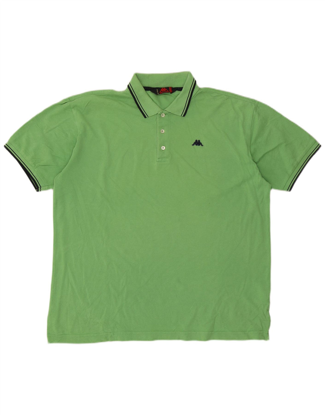 Camisa polo masculina Kappa 2XL algodão verde