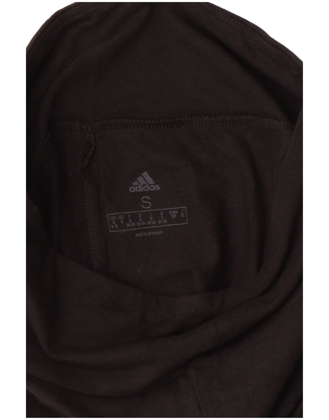 Leggings Adidas Femininas UK 8/10 Pequenas Pretas