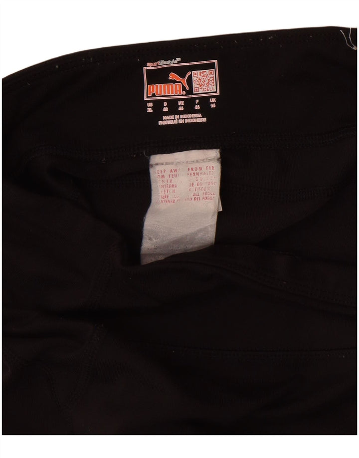 Leggings Puma Mulher UK 16 Grande Preto