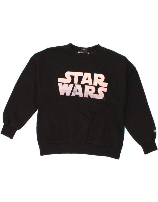 Suéter gráfico PULL & BEAR para meninas Star Wars 15-16 anos XS preto