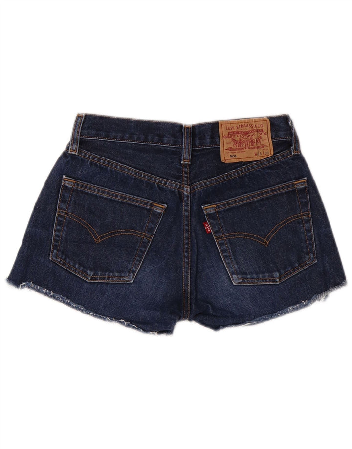 Shorts jeans feminino Levi's 501 W28 azul médio algodão clássico