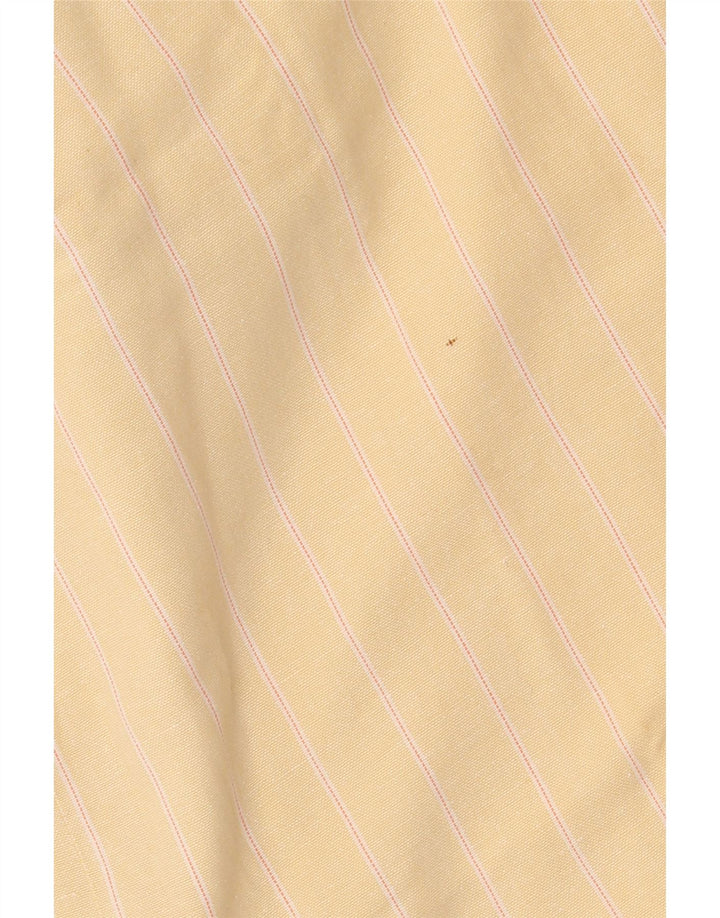 Camisa masculina Wrangler tamanho 16 listra amarela grande