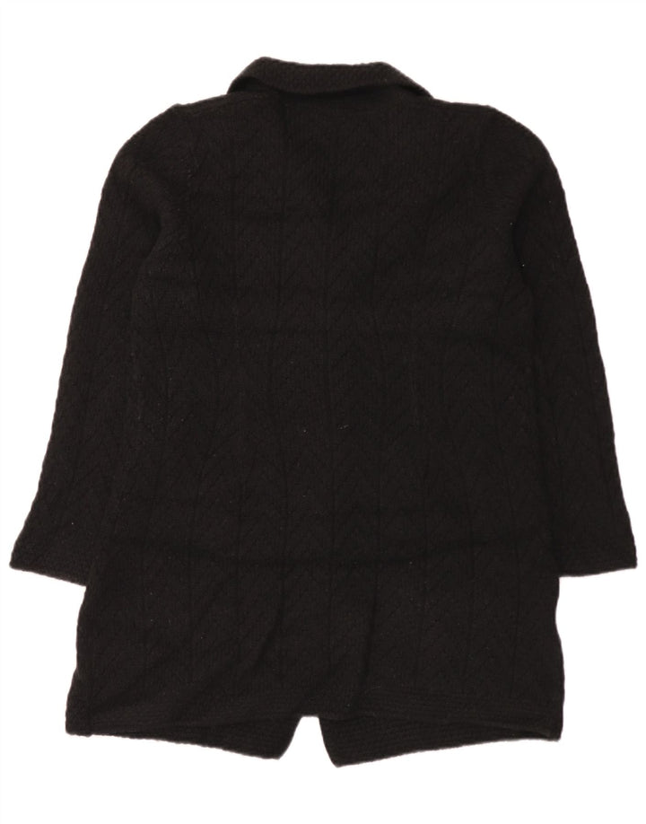 Suéter Marks & Spencer feminino St. Michael Cardigan Reino Unido 16 grande preto
