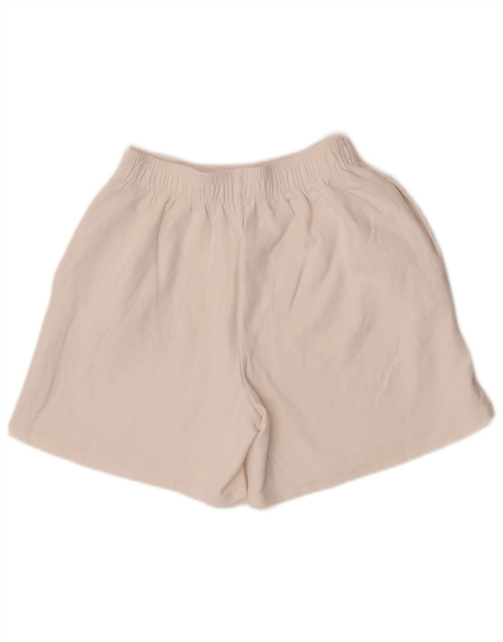 Shorts esportivos femininos Zara UK 8 pequenos brancos