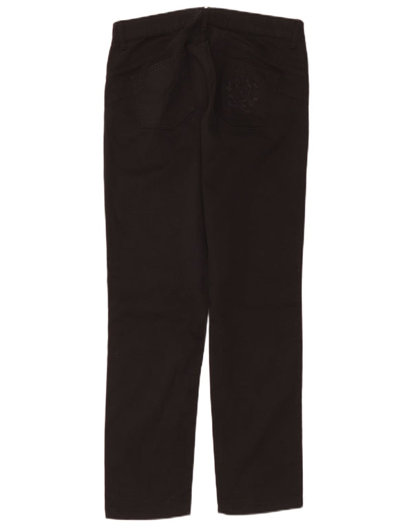 Liu Jo Calça feminina reta casual W31 L30 algodão preto