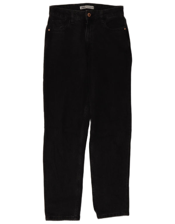 ZARA Womens Straight Jeans EU 36 XS W26  L29 Black